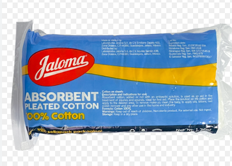 Algodón Plisado Absorbente 0.48onz (Und)