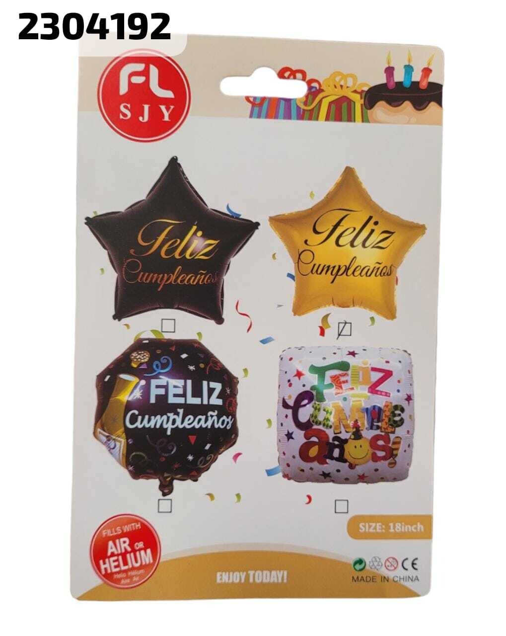 Globo Feliz Cumpleaños Estrella