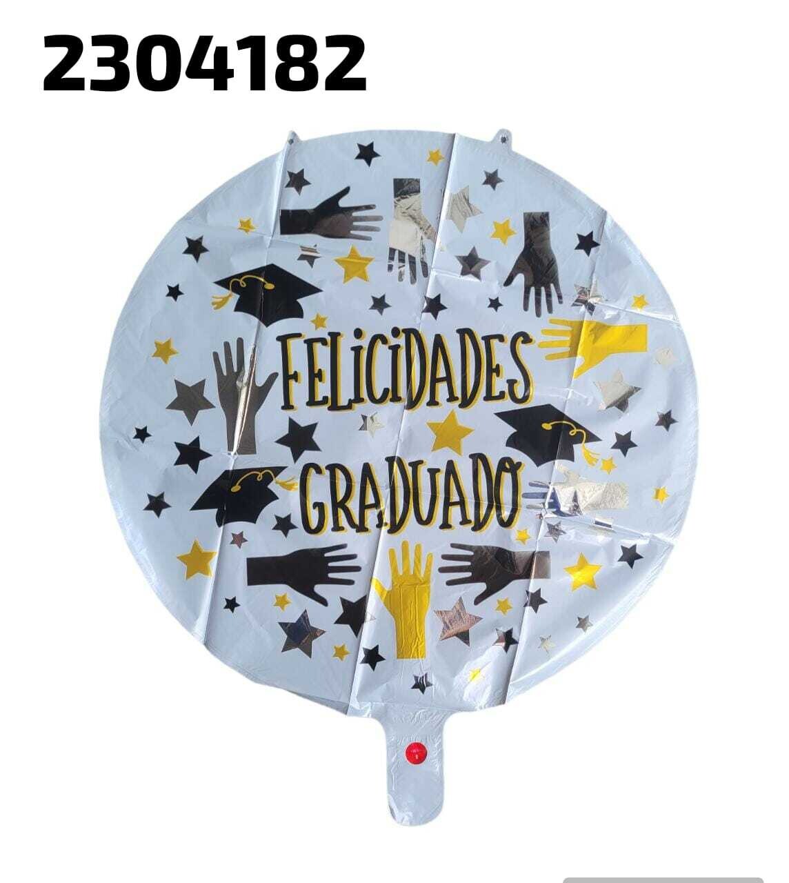 Globo Felicidades Graduado (Und)