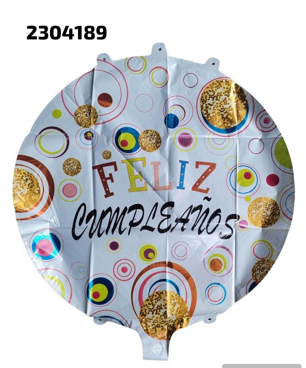 Globo Feliz Cumpleaños 18 (Und)