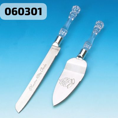 Cuchillo/ Espátula Liso Impreso Nuestra Boda (Und)