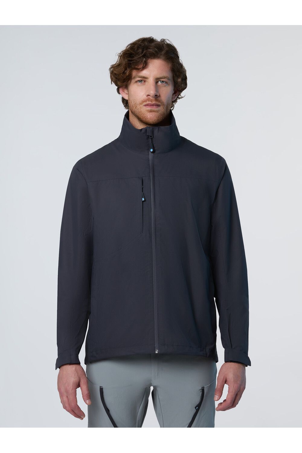 HOODIE LEEWARD JACKET, color: PHANTOM