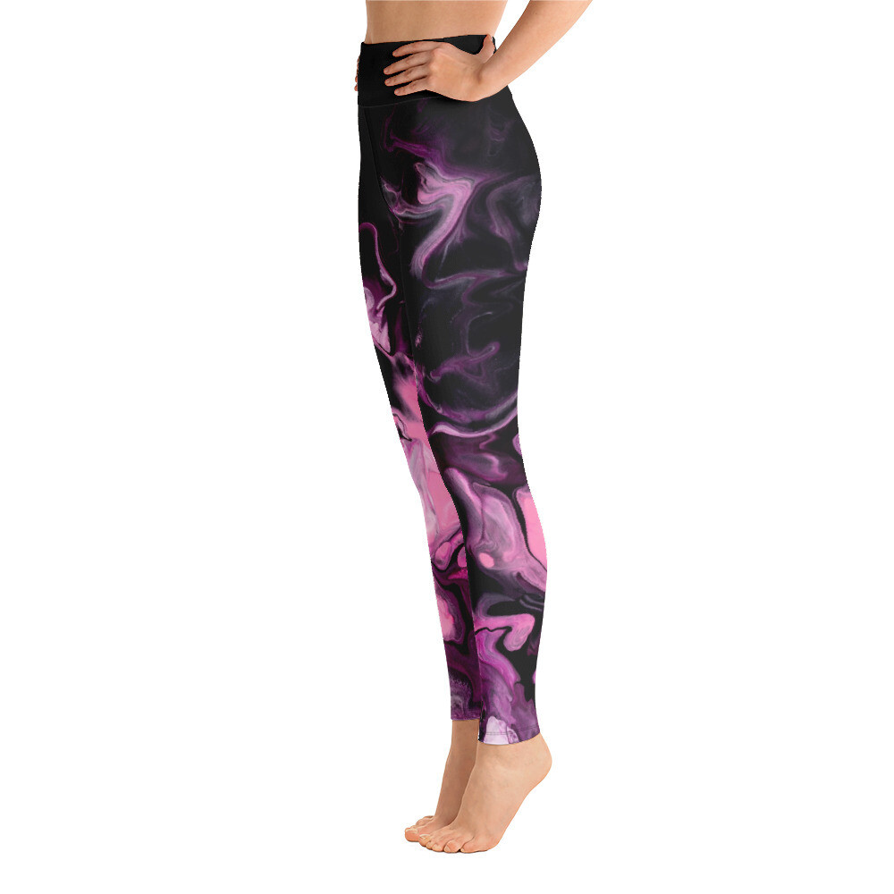 Pink Galaxy Yoga Leggings