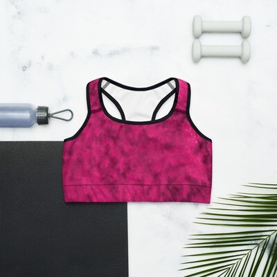 Rose Tie Dye Sports bra