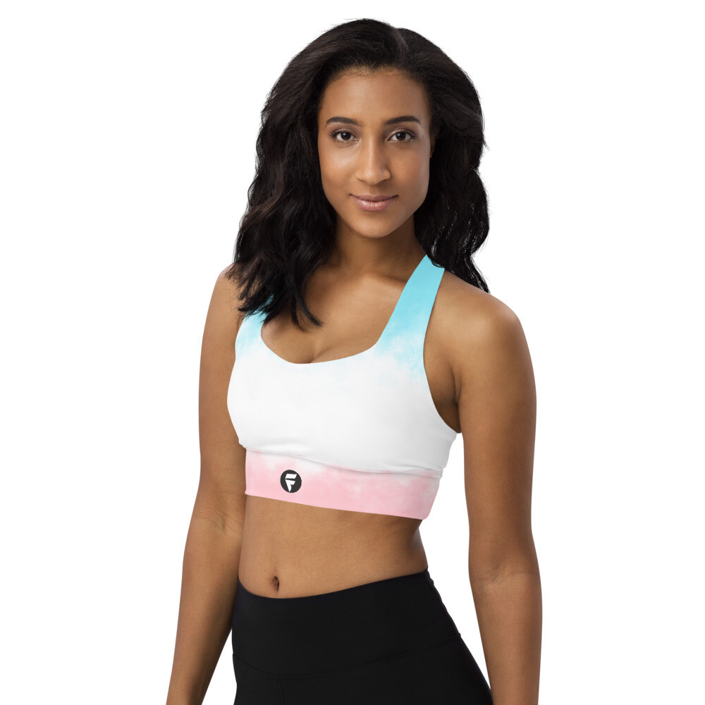 Rainbow Longline sports bra