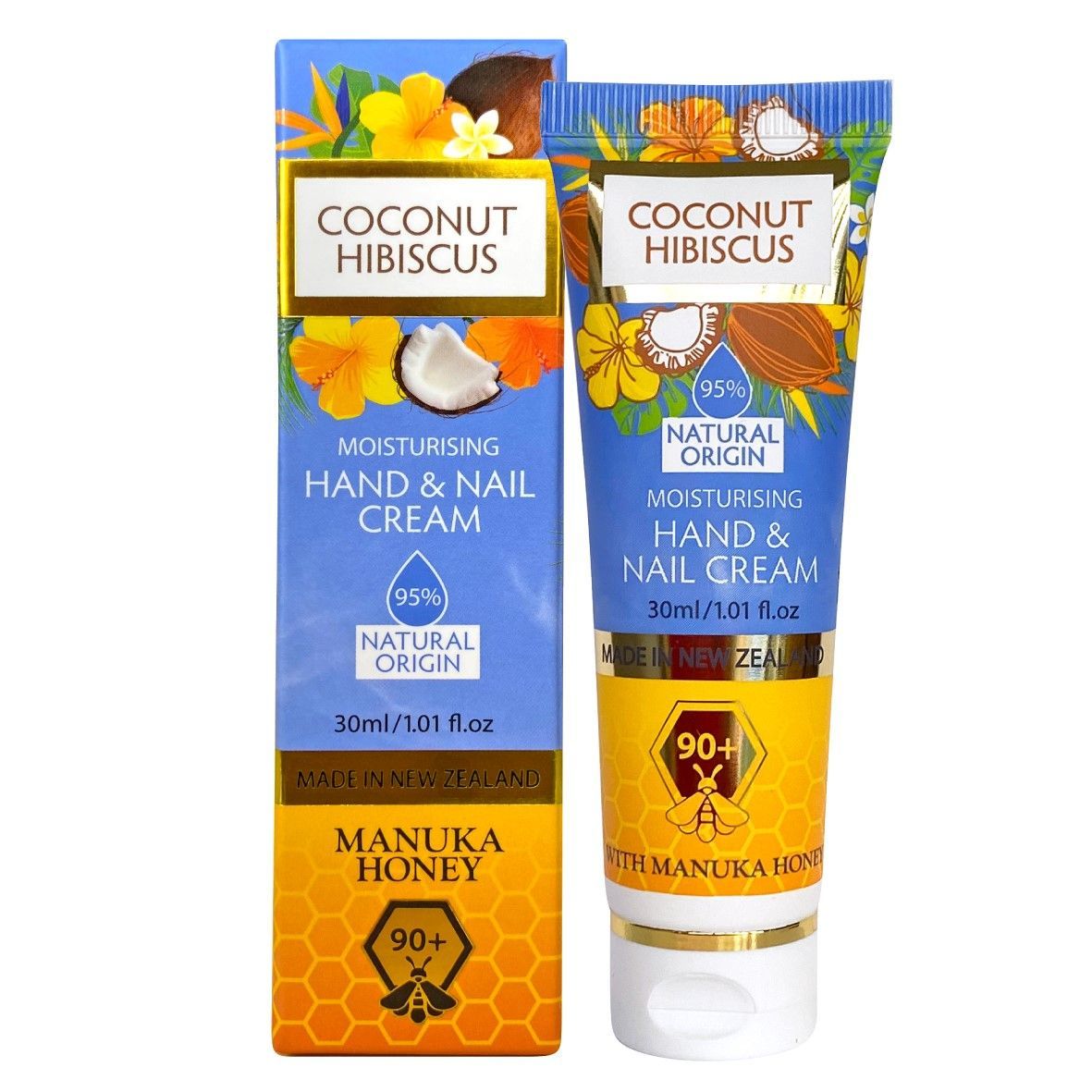 Manuka Honey & Coconut Hibiscus Hand Cream 30ml
