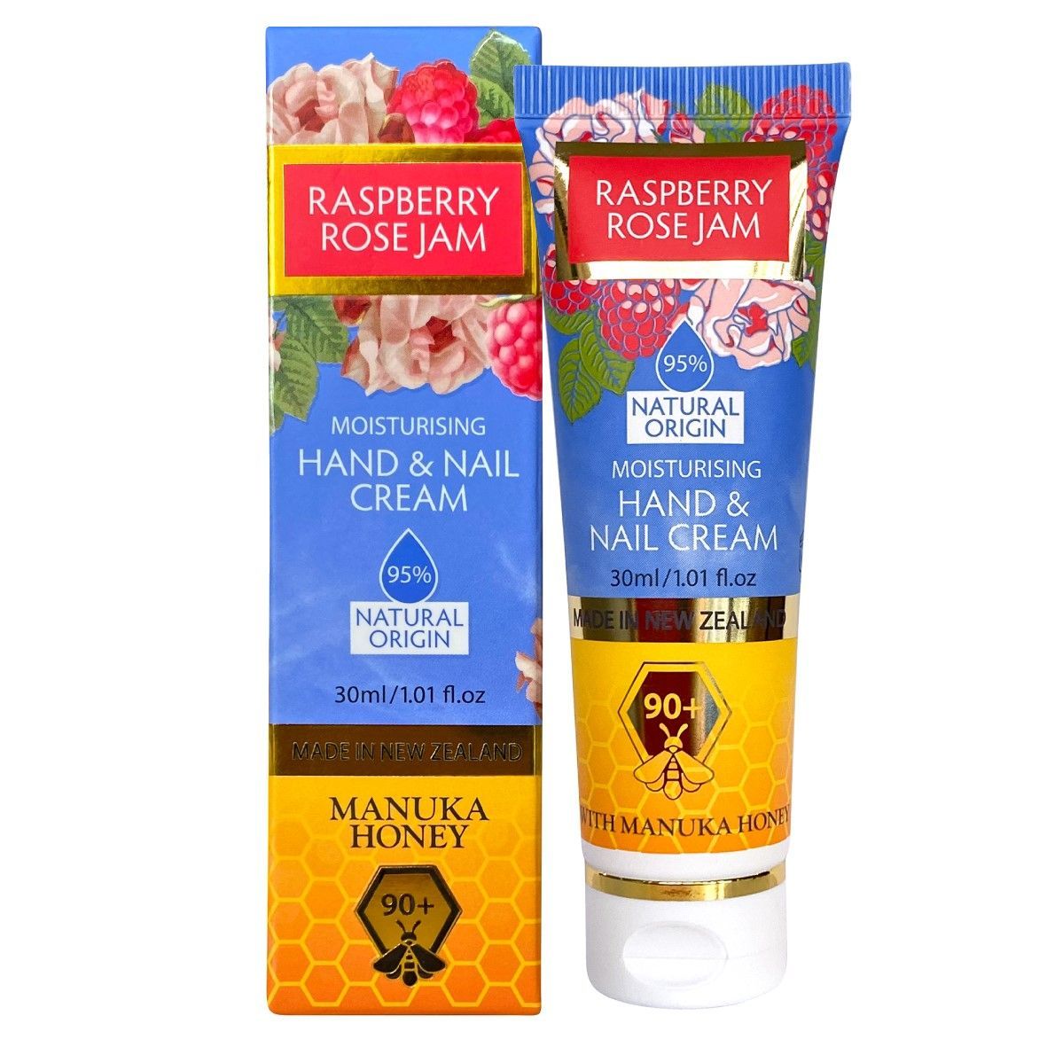Manuka Honey & Raspberry Rose Jam Hand Cream 30ml