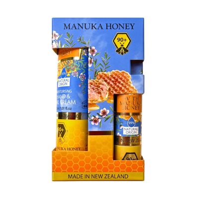 2pk Manuka Honey Hand Cream & Lip Balm