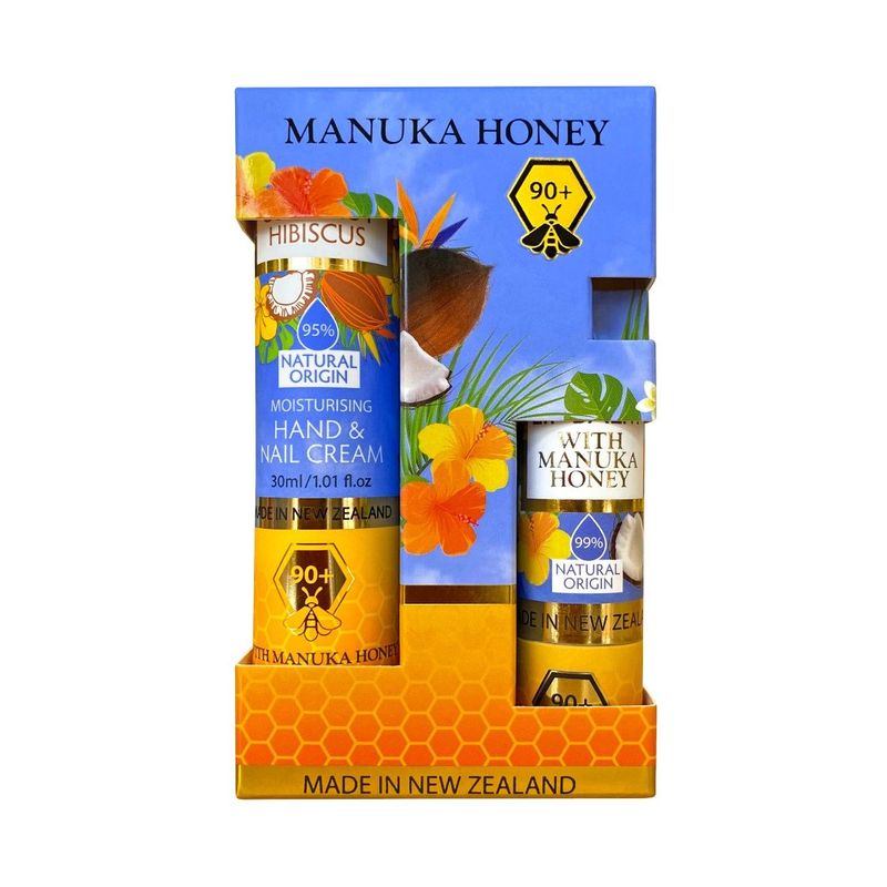 2pk Coconut Hibiscus Hand Cream & Lip Balm