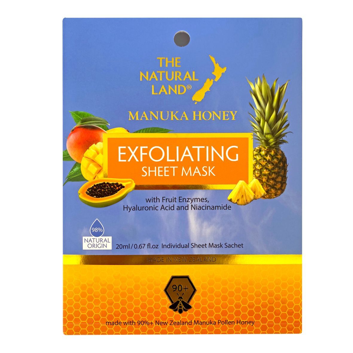 Manuka Honey Exfoliating Sheet Mask 20ml Manuka Honey Exfoliating Sheet Mask 20ml