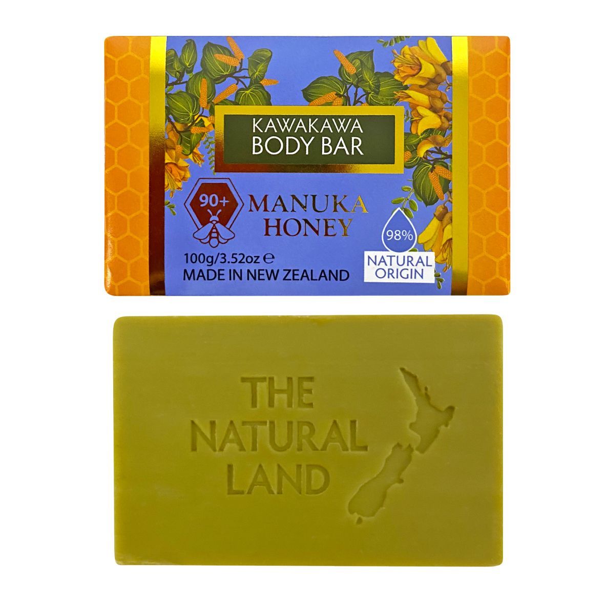 Manuka Honey with Kawakawa Body Bar 100g