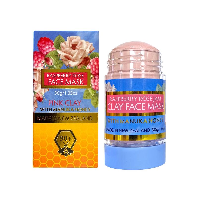 Raspberry Rose clay face mask