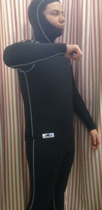 two piece dive wetsuit 7 mm made to measure