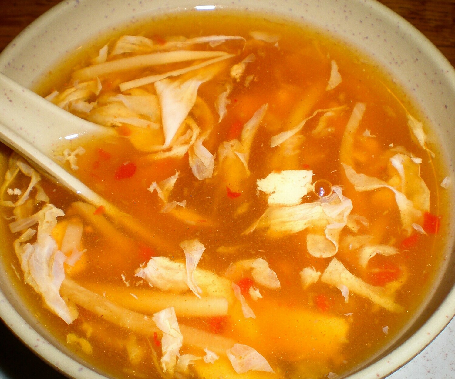 HOT &amp; SOUR CHICKEN SOUP