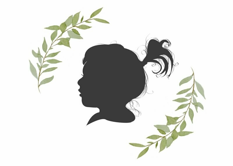 8X10 Silhouette Print