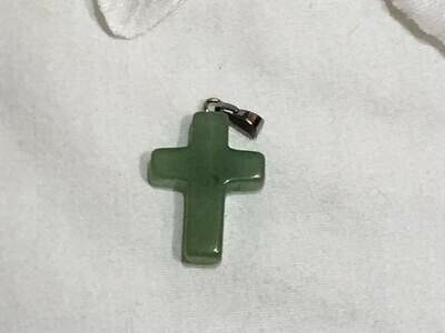 Green Aventurine Cross Pendant