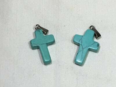 Turquoise Cross Pendant