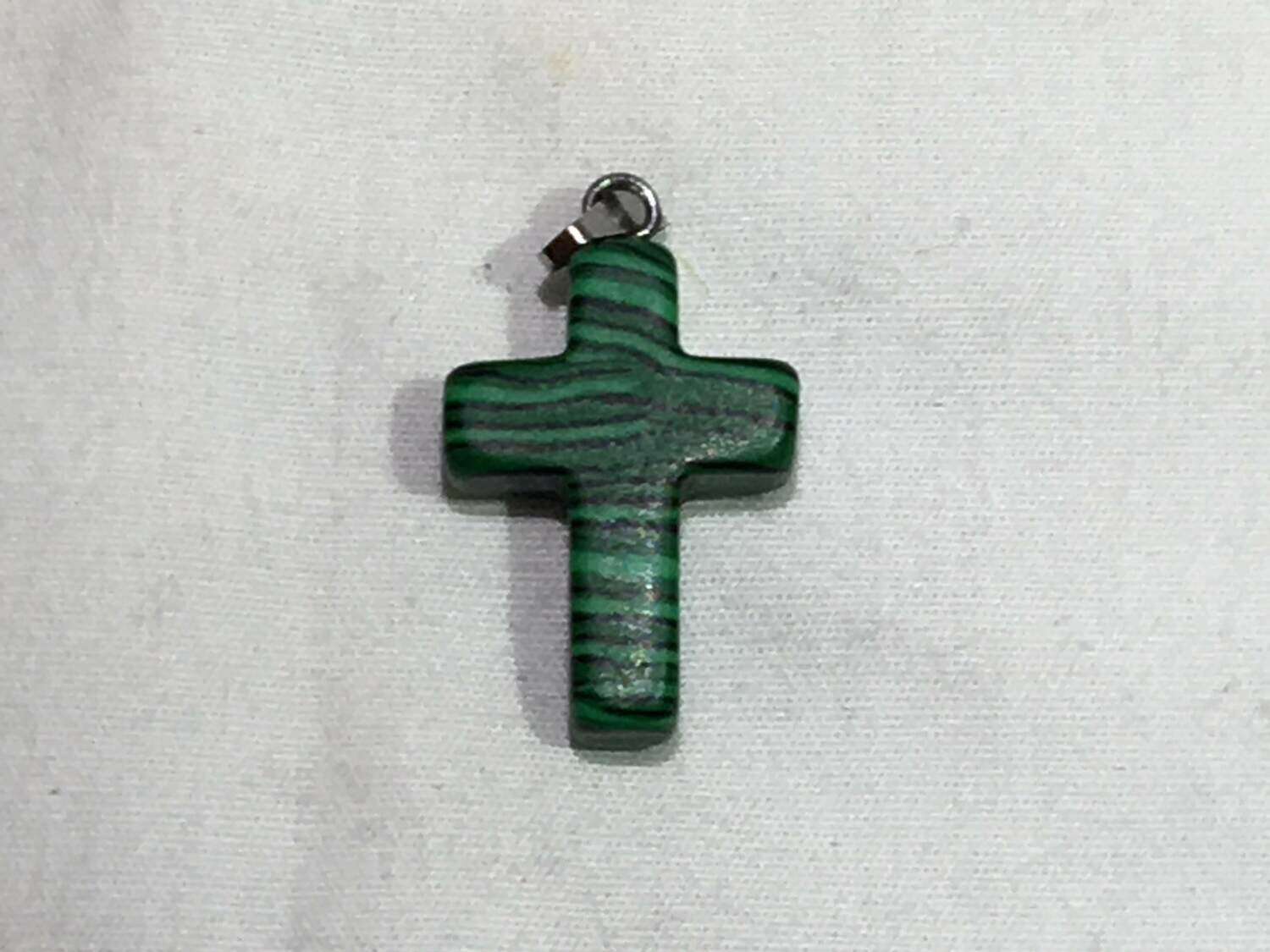 Malachite Cross Pendant