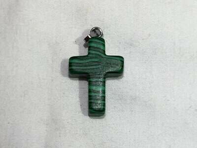 Malachite Cross Pendant