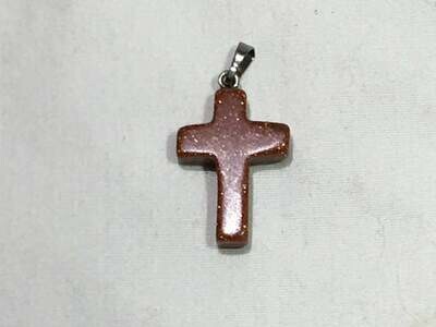 Bloodstone Cross Pendant