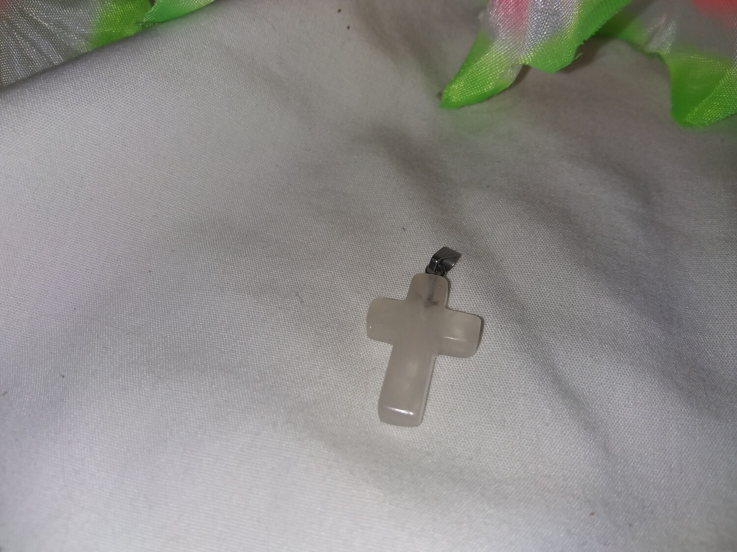 Clear Quartz Cross Pendant