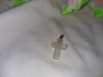 Clear Quartz Cross Pendant