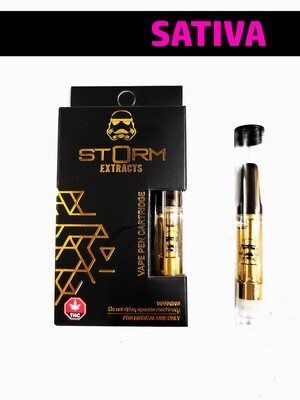 Storm Extracts 1g Cartridge - Sativa Storm Extracts 1g Cartridge - Sativa