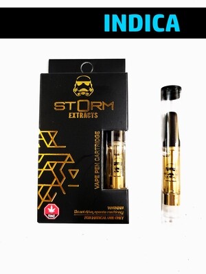 Storm Extracts 1g Cartridge - Indica Storm Extracts 1g Cartridge - Indica
