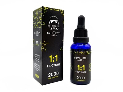 Storm Extracts 1:1 Tincture - THC and CBD
