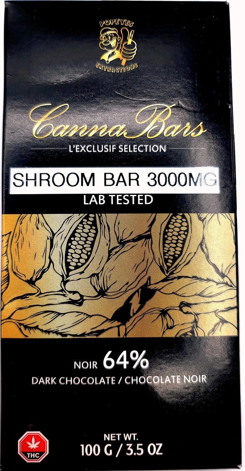 Shroom Chocolate Bars 3000mg