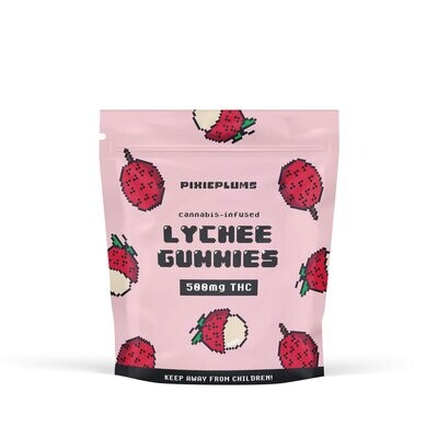 Pixie Plums Gummies Lychee (500mg THC)
