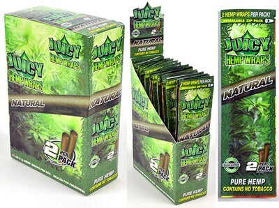 Juicy Jay's Hemp Wraps (2 per pack) -Natural