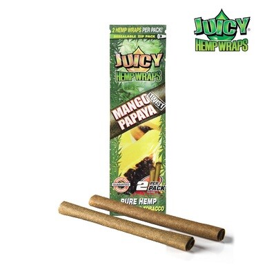 Juicy Jay's Hemp Wraps (2 per pack) -Mango Papaya