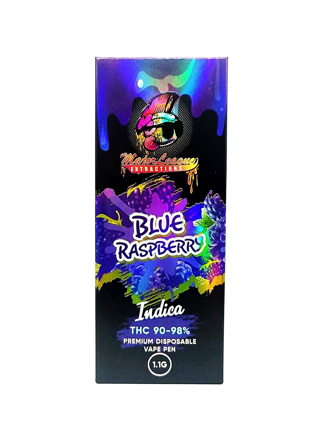 Major League - 1.1 G Disposable Vape -Blue Raspberry