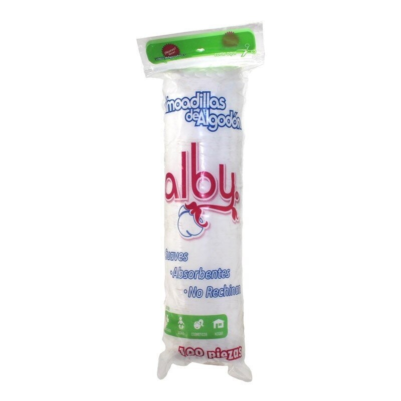 ALMOADILLAS DE ALGODON 100 pcz- ALBY