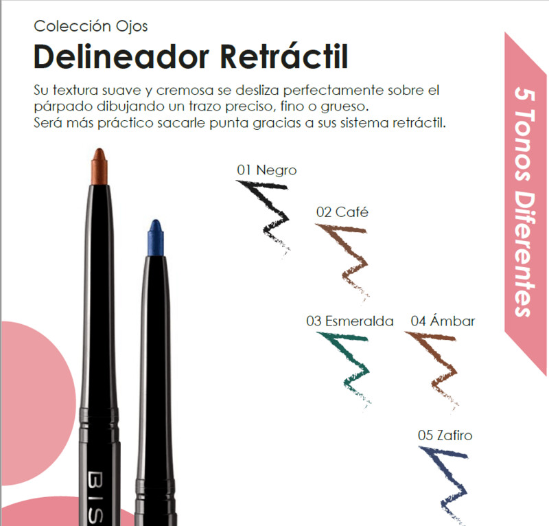 Lápices para Ojos Retráctil- Bissú