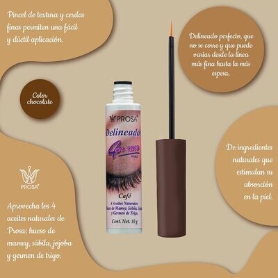 Delineador Liquido Café - PROSA