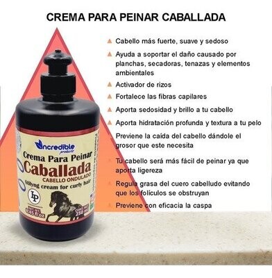 Crema para Peinar - Caballada