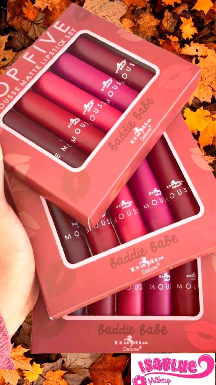 Set de labiales Matte Baddie Babe Italia Deluxe