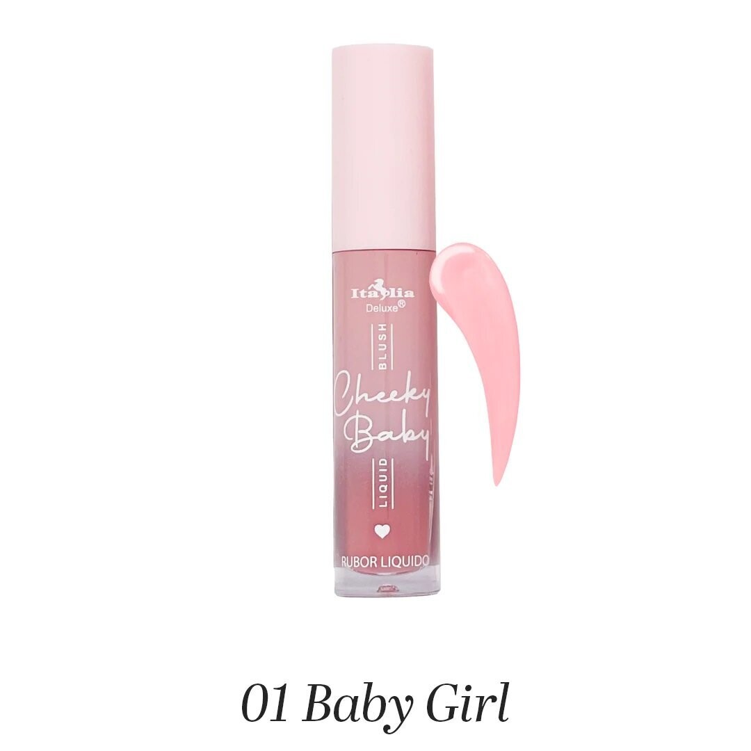 Rubor Líquido Cheeky Baby - Italia Deluxe, TONO: 01 Baby Girl