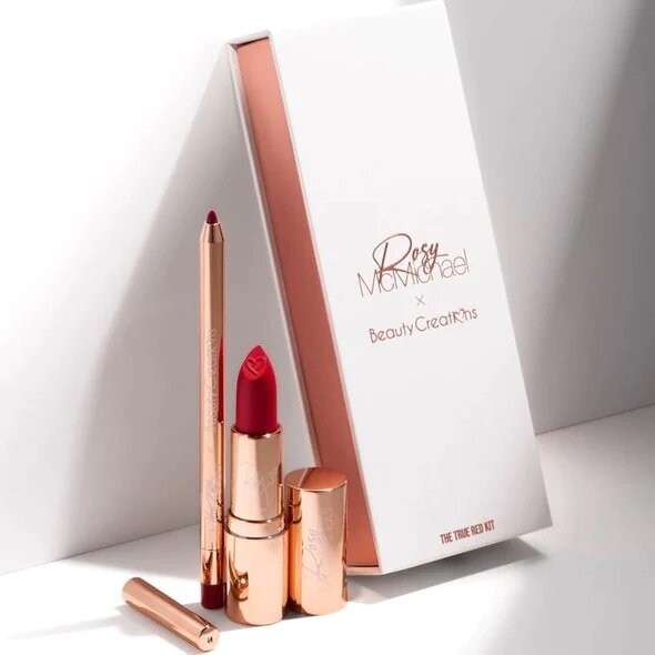 Kit De Labios Red Rosy McMichael - Beauty Creations