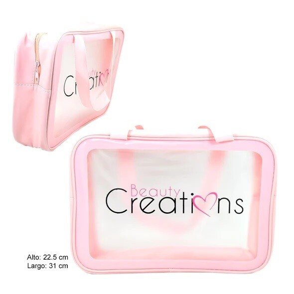 Cosmetiquera Rosa Pastel Gde - Beauty Creations