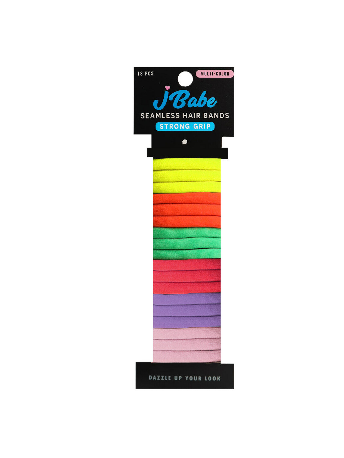 Ligas para cabello - Jbabe, Color: Neon