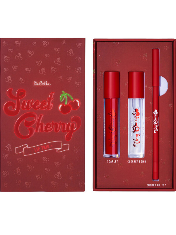 Trio de Labiales Cherry - Bebella