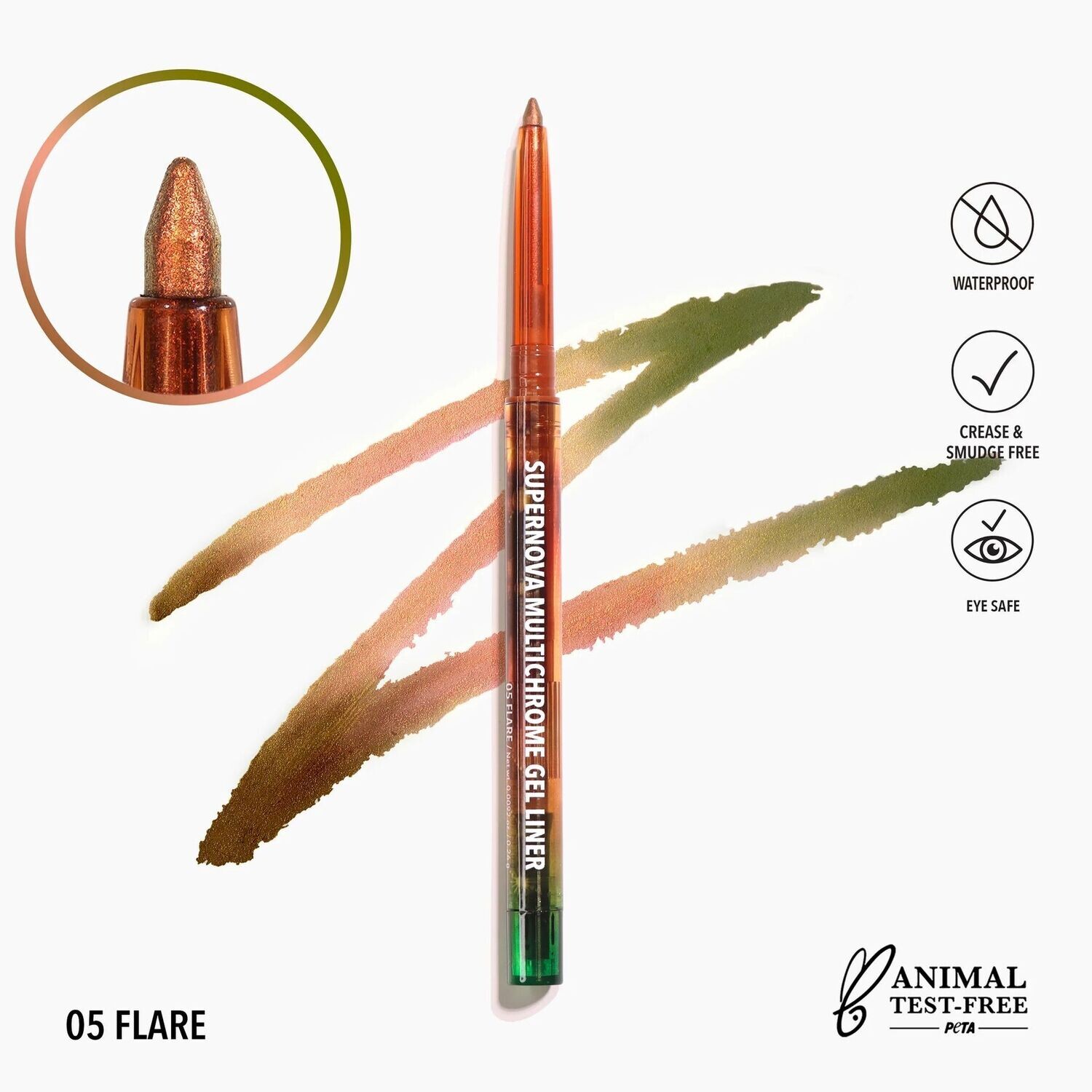 Delineador en gel - Super Nova Multichromatic 005 Flare - Moira