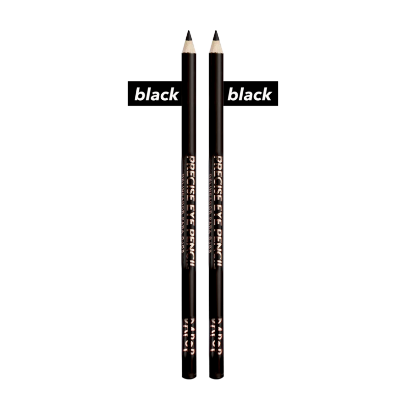 Lápiz Delineador  2 pcz Negro - Precise Pencil - DAPOP