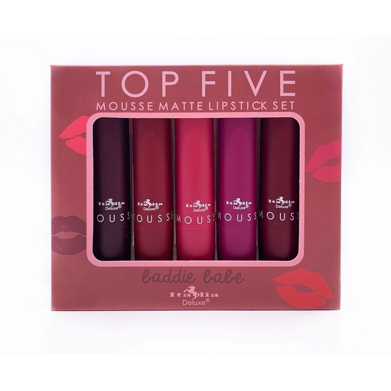 Set de labiales Matte Baddie Babe- Italia Deluxe