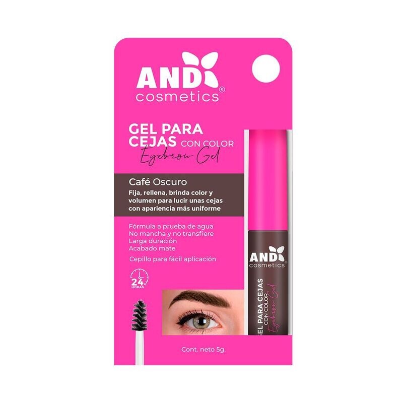 Gel para cejas - Oscuro - And Cosmetics