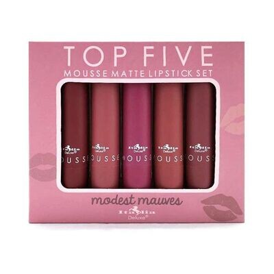 Set de labiales Matte Modest Mauves - Italia Deluxe