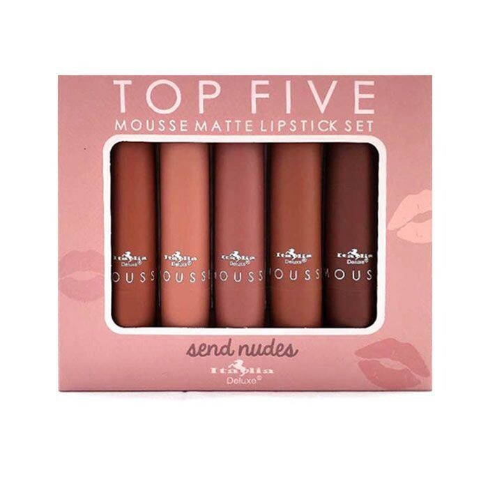 Set de labiales Matte - Send Nudes- Italia Deluxe